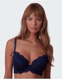 Bras N Things - Sienna Lightly Lined Bliss-Navy
