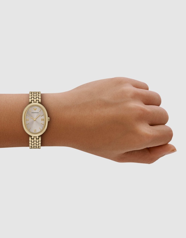 Emporio Armani - Gold Tone Analogue Watch