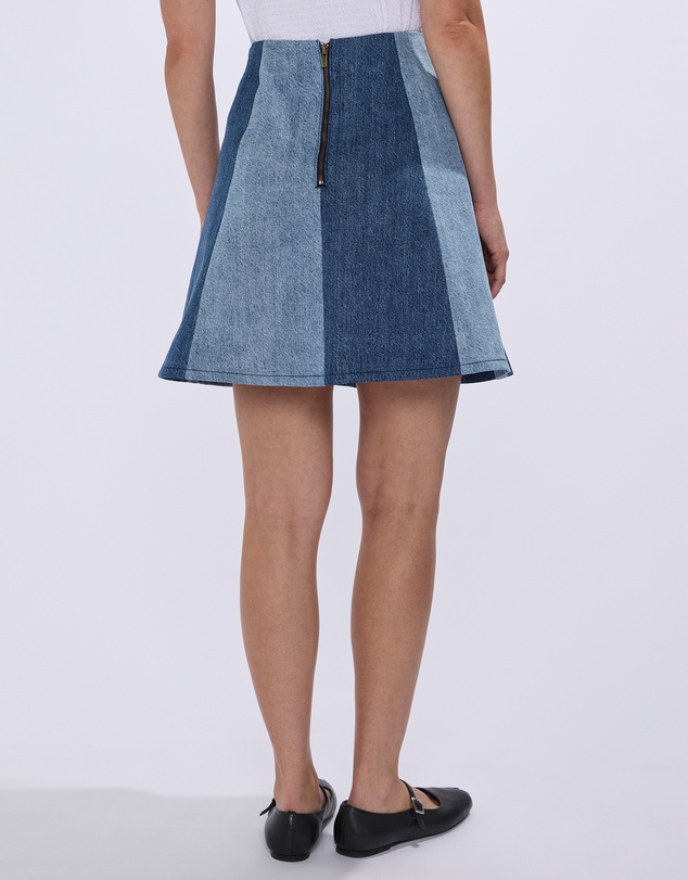 Marcs - Tui Two Tone Denim Skirt