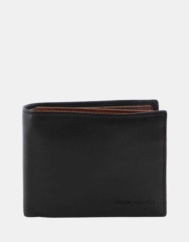 Pierre Cardin - Pierre Cardin Italian Leather Two Tone Tri-Fold Men's Wallet
