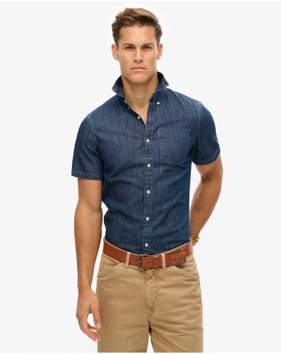 Superdry - Essential Short Sleeve Denim Shirt