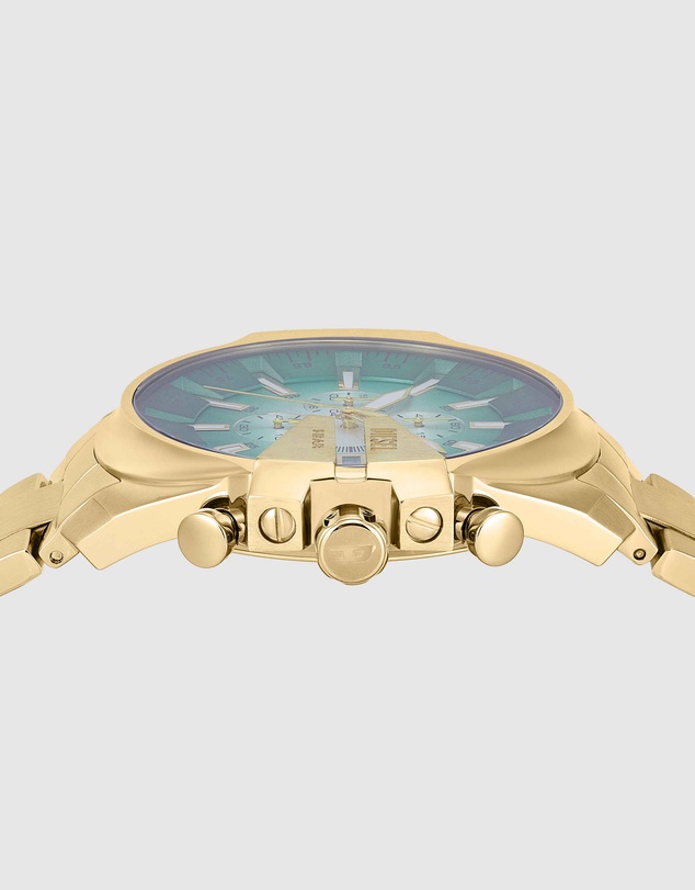 Diesel - Mega Chief Slim Gold Tone Analogue-Chronograph Watch