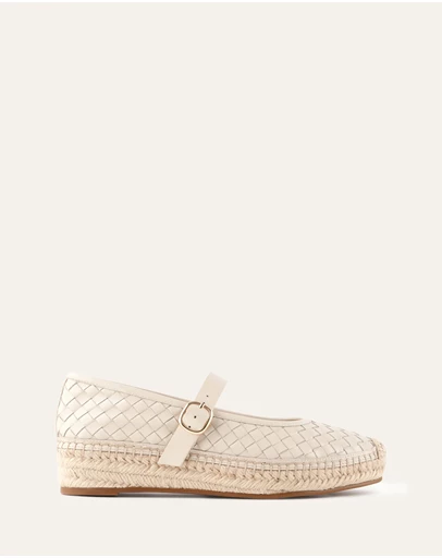 Jo Mercer - Elsie Woven Flat Espadrilles