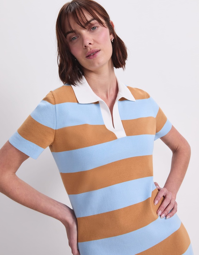 Sportscraft - Knit Polo Mini Dress