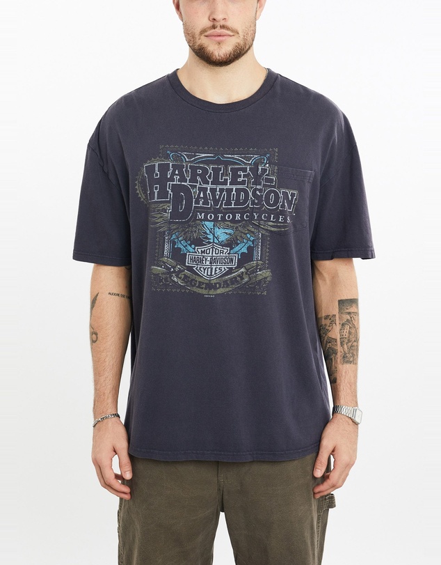 Vintage by The Real Deal - Pre Loved - Vintage Harley Davidson Denali Alaska Tee