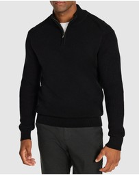 Tarocash - Jaxley Zip Neck Knit