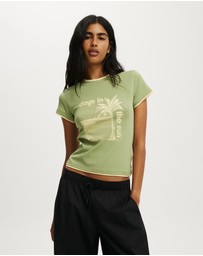 Cotton On - The Double Layer Tiny Graphic Tee