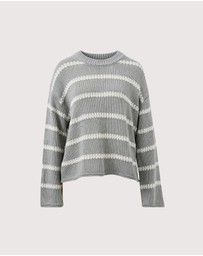 Ceres Life - Lila Oversized Knit Crew