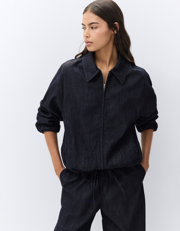 UNISON - Denim Bomber Jacket