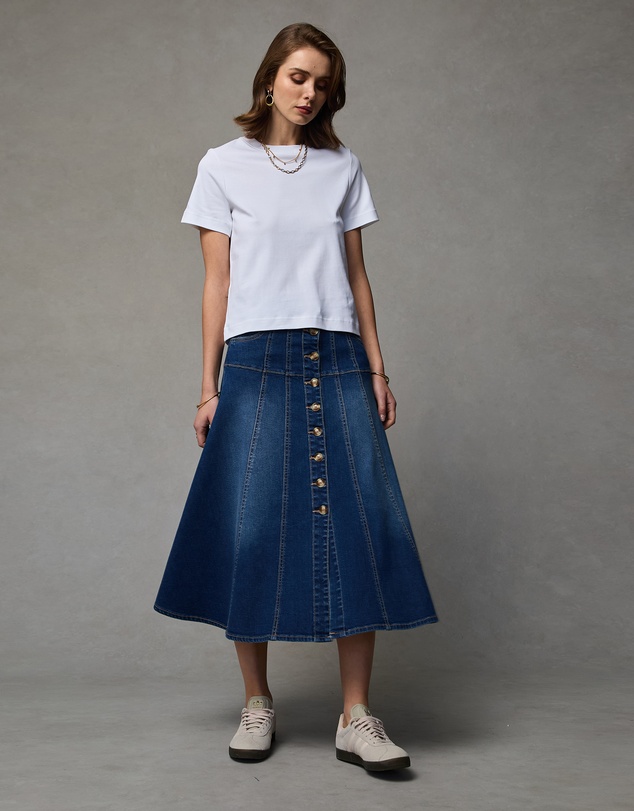 DRICOPER DENIM - Gabby Flare Skirt