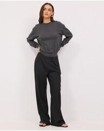 Calli - Melton Relaxed Knit Jumper