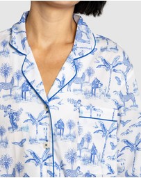 Sant And Abel - Women's Skydog Blue Night Shirt