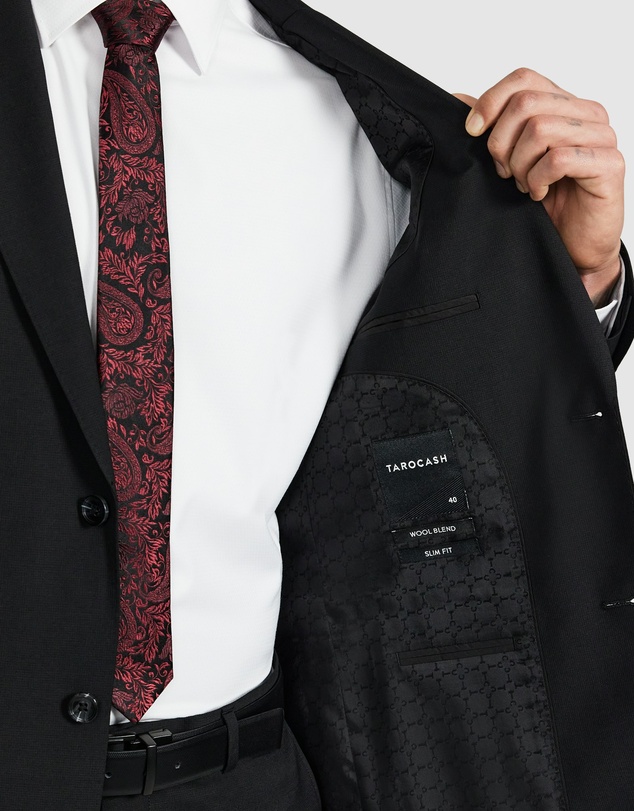 Tarocash - Titan Slim Wool Suit Jacket