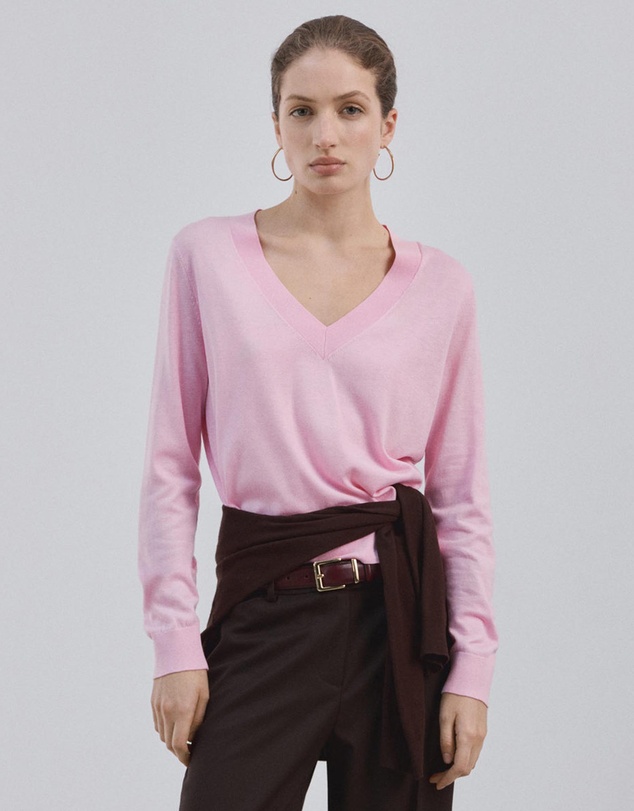 M.N.G - V-Neck Knit Sweater