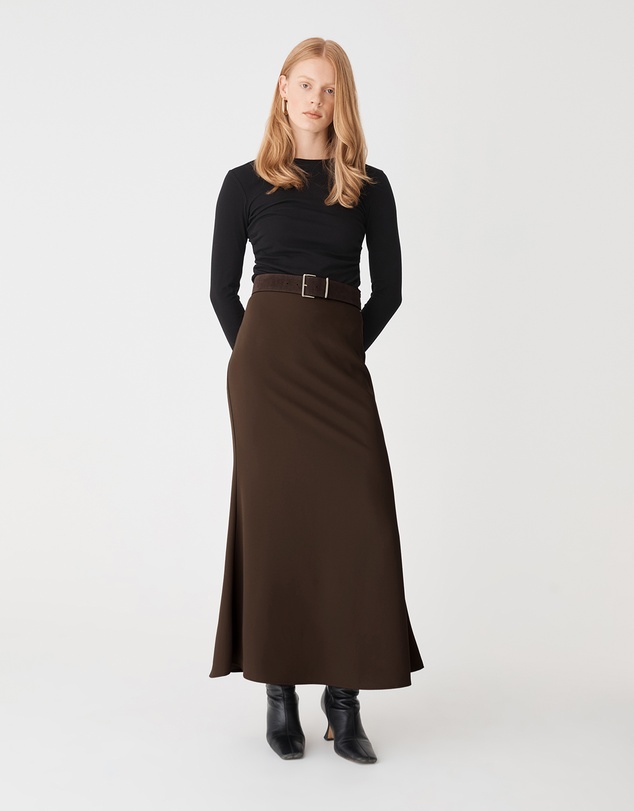 Forcast - Caris Flared Maxi Skirt