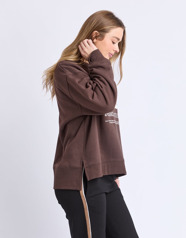 Foxwood - Avalanche Oversized Crew Coffee