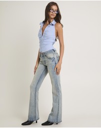 Insight - Rita Low Rise Flare Denim Jeans