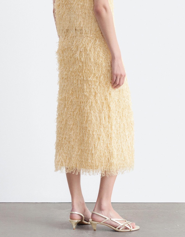 & Other Stories - Fringed Pencil Skirt