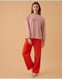 Araminta James - AMJ Waffle LS Top