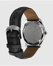 TIMEX - Q Timex Red Vega 1978 Reissue 38mm Leather Strap Watch