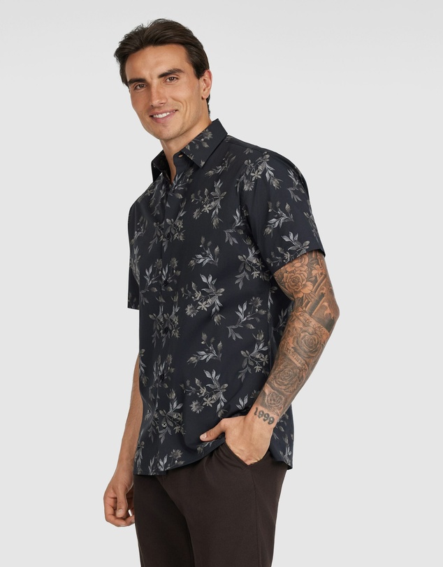 Tarocash - Silas Stretch Leaf Shirt