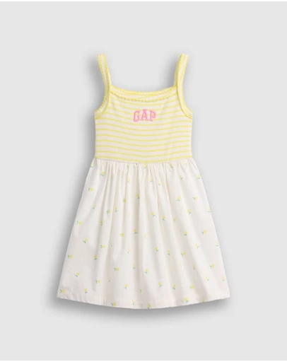 GAP - Sleeveless K2W Apron Dress - Babies-Kids