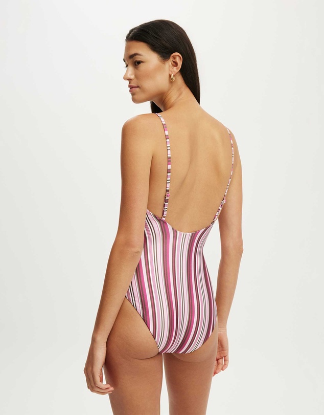 Cotton On Body - Thin Strap V Neck One Piece Full