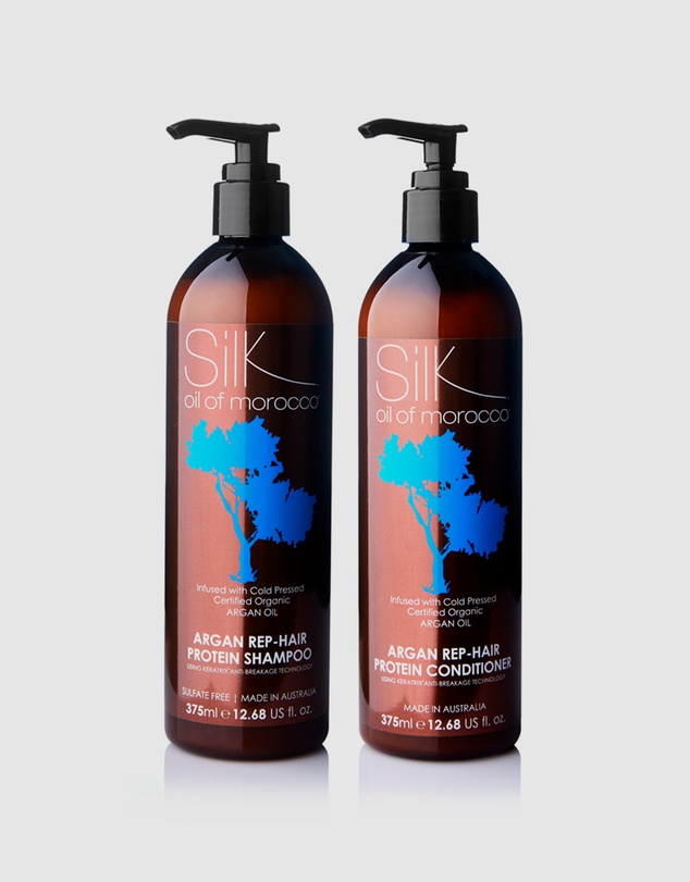 Silk Oil of Morocco - Argan REP-Hair Protein Duo