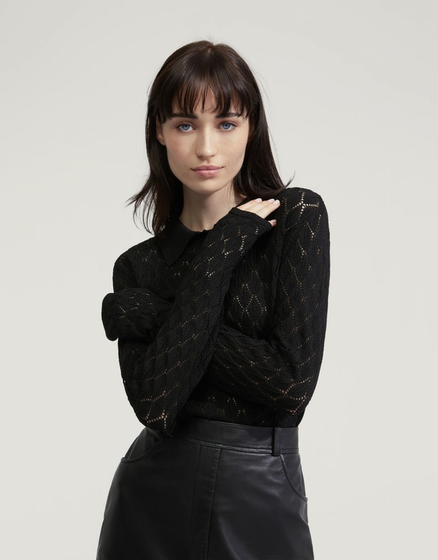 Oxford - Hana Polo Neck Knit