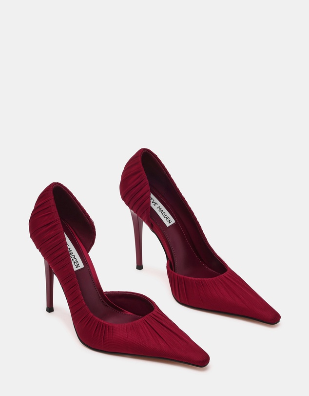 Steve Madden - Evangeline Burgundy Heels