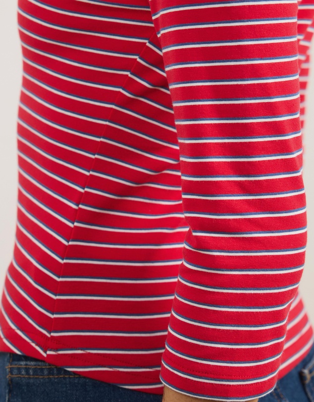 Atmos&Here - Layla 3/4 Sleeve Stripe Tee