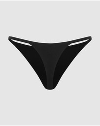 Sotto Brand - Sotto Seamless G-String Black