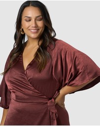 Pink Dusk by Curve Project - Femme Fatale Maxi Dress