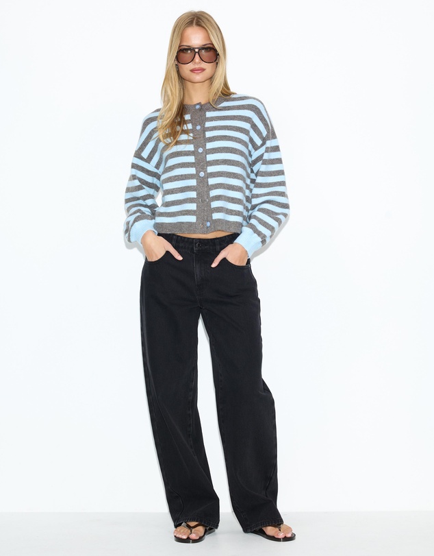 Dazie - Kira Stripe Cardigan