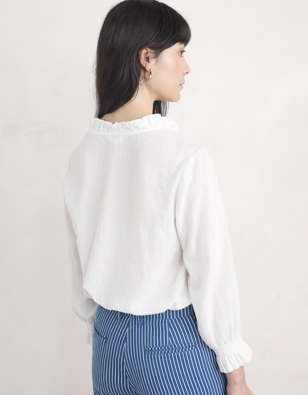 Seasalt - Seasalt Cornwall White Feather Star Top