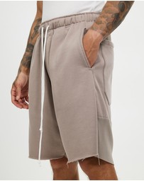 Surrounded By Ghosts - The Andesine Low Crotch Fleece Drawstring Shorts