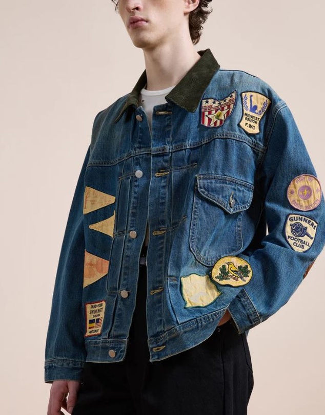 Found - Denim Patchwork Jacket