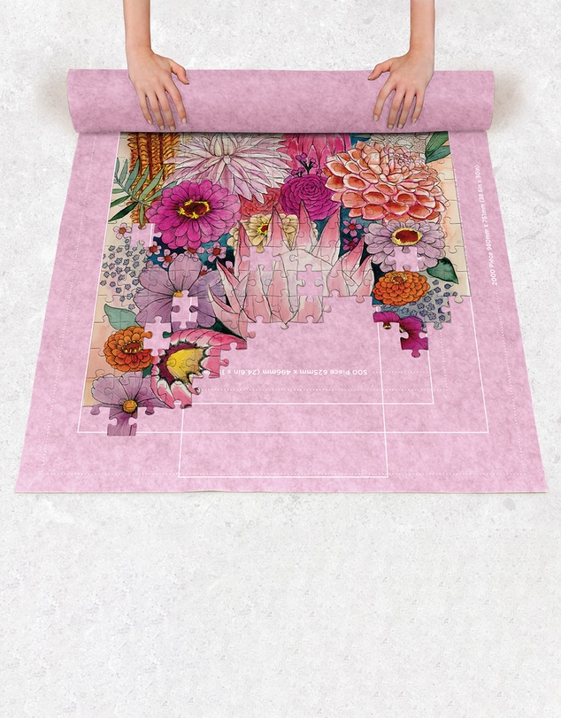 Journey Of Something - Jigsaw Puzzle Felt Roll