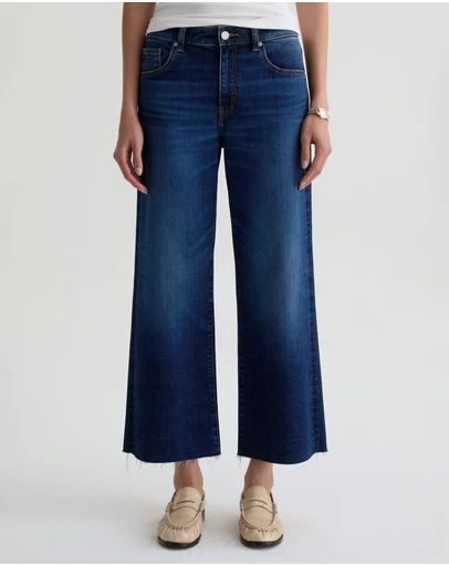AG Adriano Goldschmied - Saige Wide Leg Crop Jeans