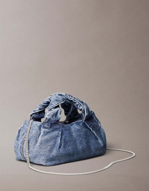 Calvin Klein - Twisted Denim Crossbody Bag