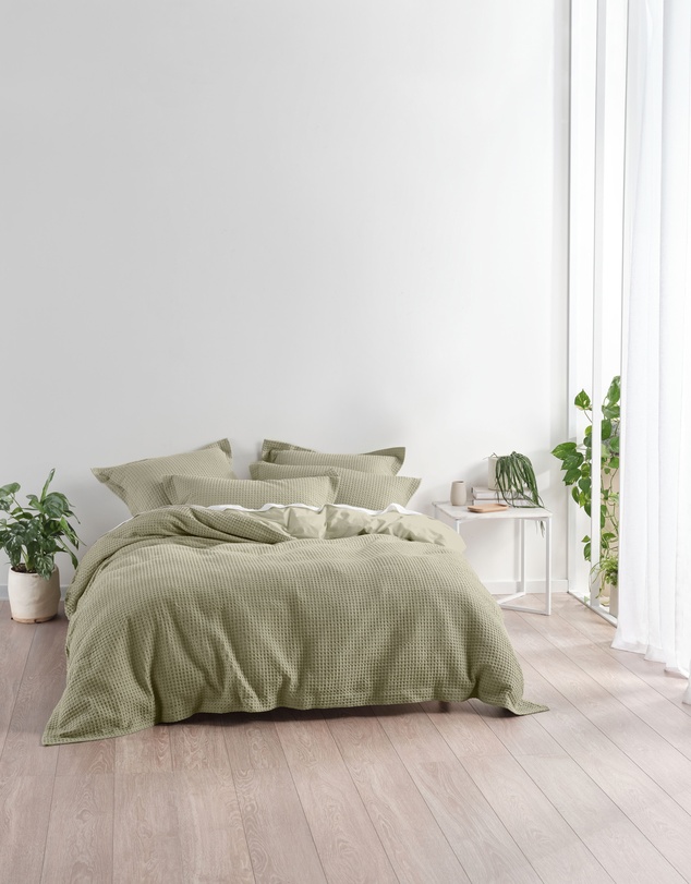 Linen House - Deluxe Waffle Quilt Cover Set