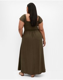 City Chic - Abbigail Split Maxi Dress