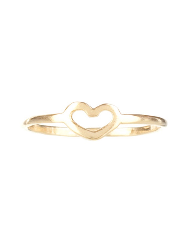 Dogeared - Charmed Open Heart Ring