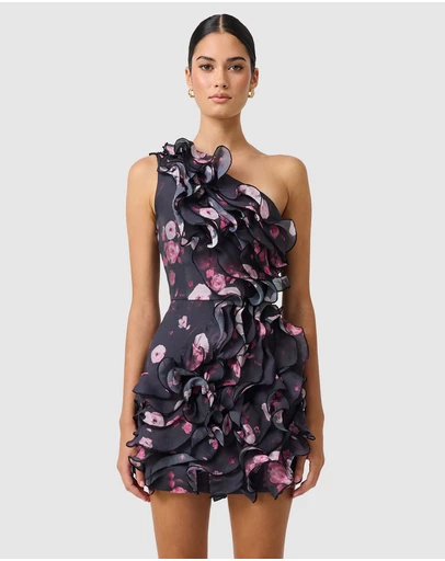 Elliatt - Florisse Ruffle Mini Dress