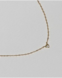 SAINT VALENTINE - Mini Heart Necklace - Gold