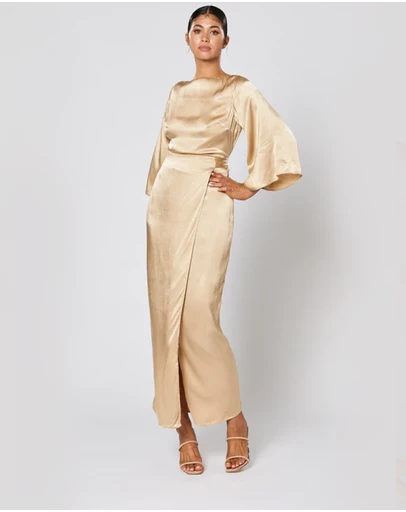 Winona - Cinta Dress Gold