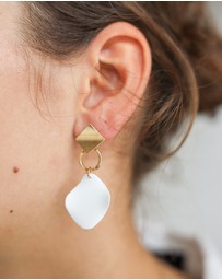 FORD MILLINERY - Branca Earrings