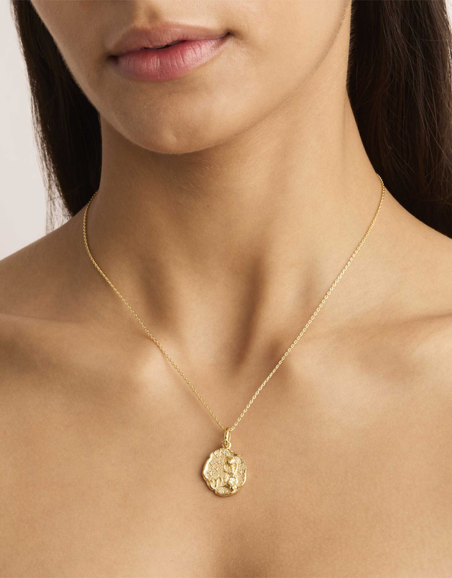 By Charlotte - She Is Aries Zodiac Necklace