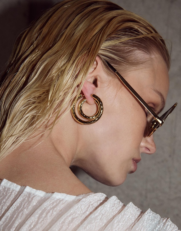 Luv Aj - Liquid Metal Hoops Set