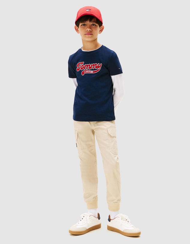 Tommy Hilfiger - Varsity Interlock SS T-Shirt - Teens